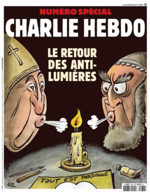 Charlie Hebdo "Tout est pardonne 2019"